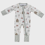 Mebie Baby Mebie Baby - Farmhouse  Bamboo Zipper Sleeper