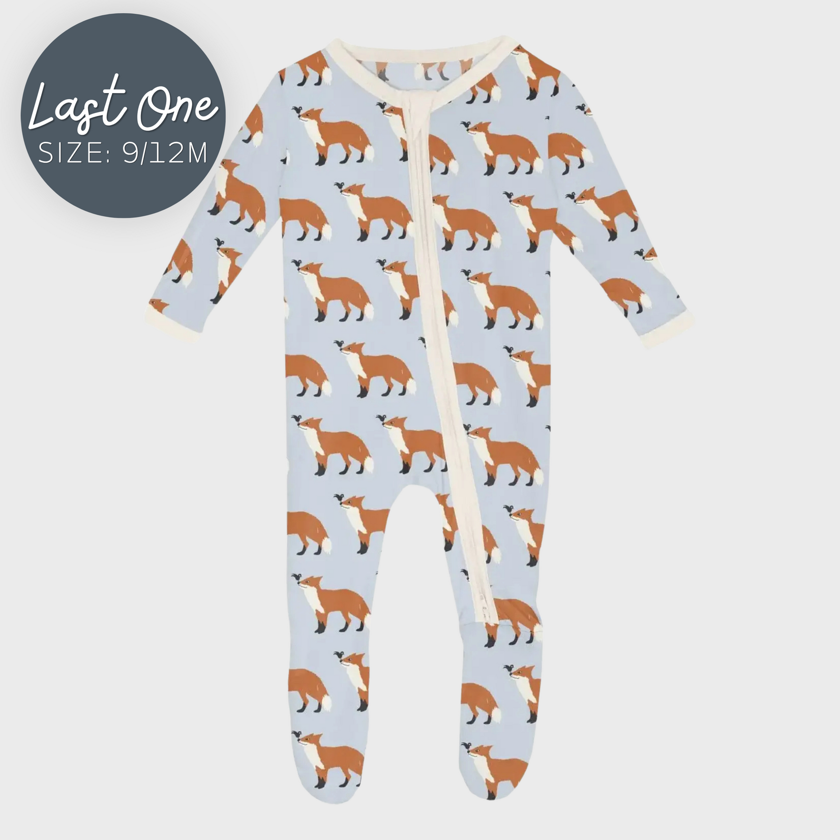 KicKee Pants KicKee Pants - Zipper Footie | Fox & The Crow