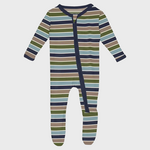 KicKee Pants KicKee Pants - 2 Way Footie Zipper Fall Vibes