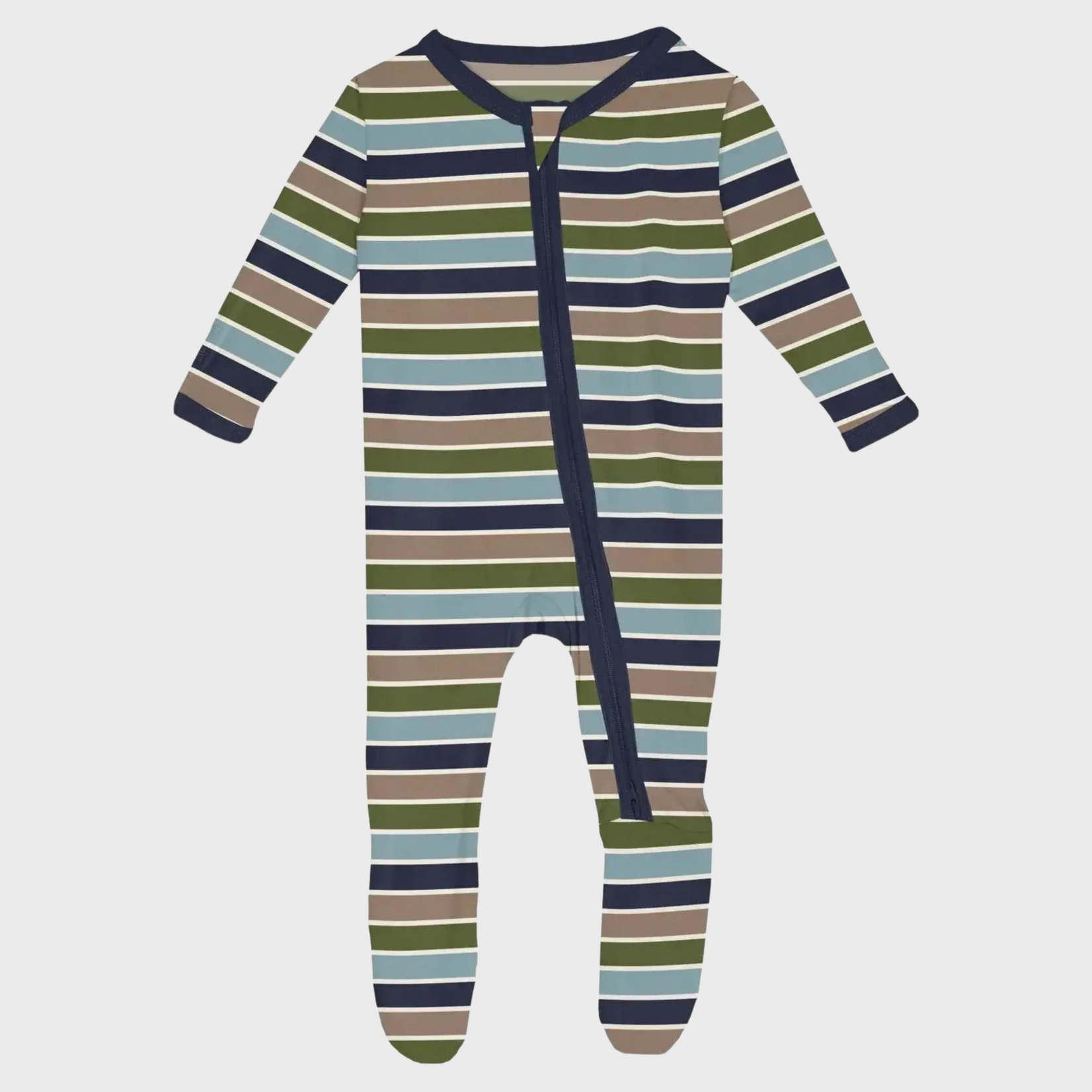 KicKee Pants KicKee Pants - 2 Way Footie Zipper Fall Vibes