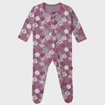 KicKee Pants KicKee Pants - 2 Way Footie Zipper Moonlight Picture Day Floral