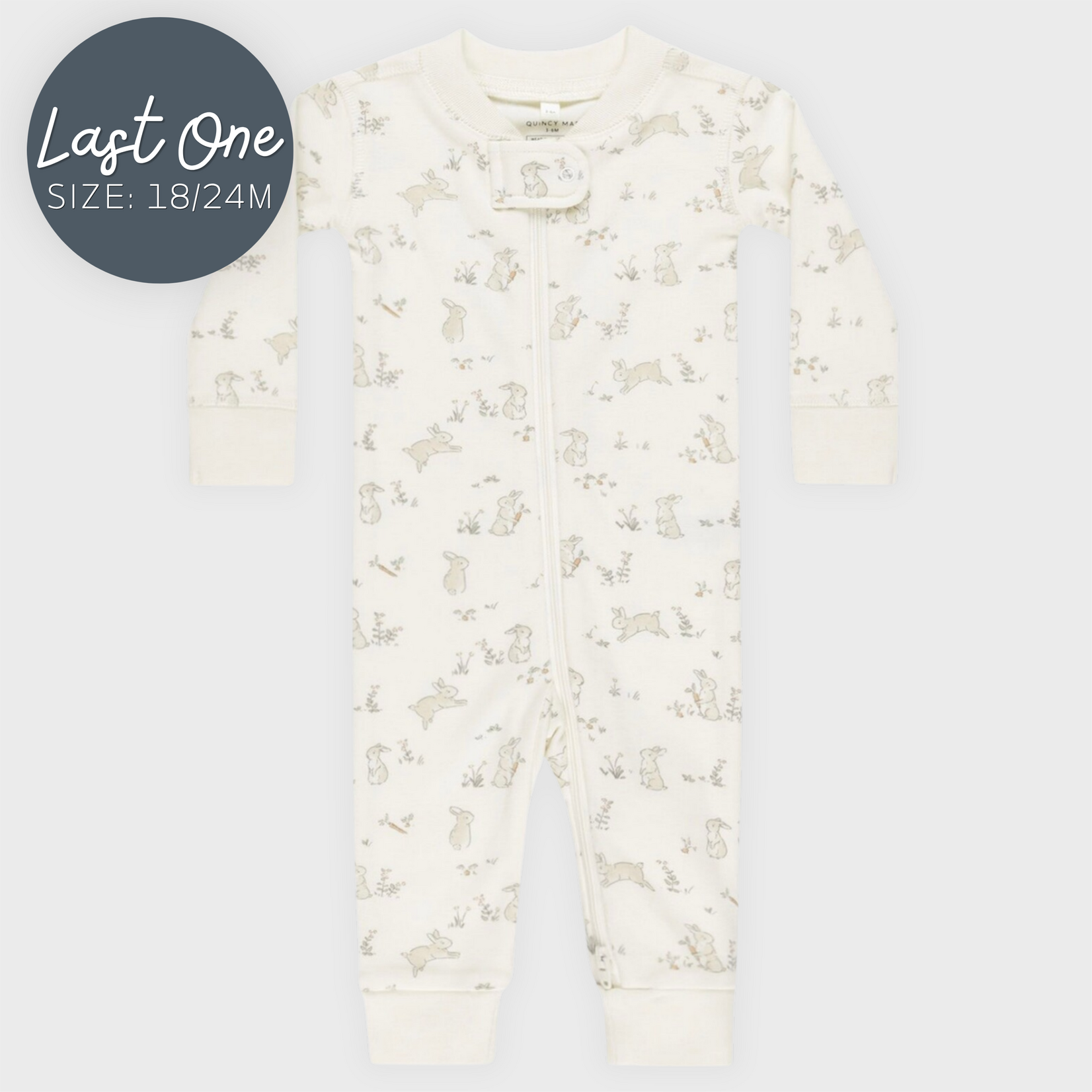 Quincy Mae Quincy Mae - Zip Longsleeve Sleeper