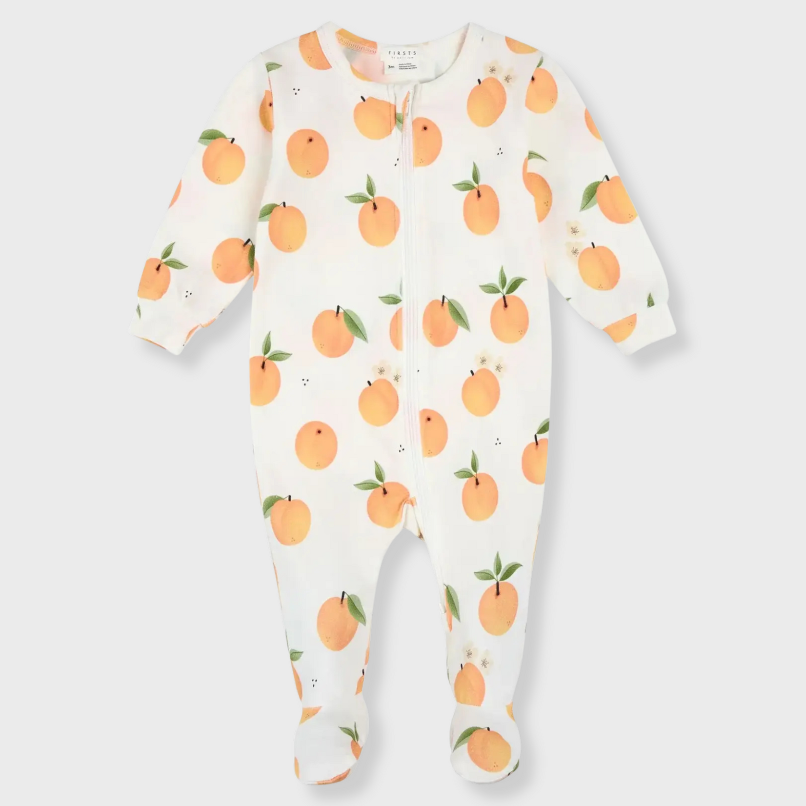 Petit Lem Petit Lem - Peaches Footed Sleeper