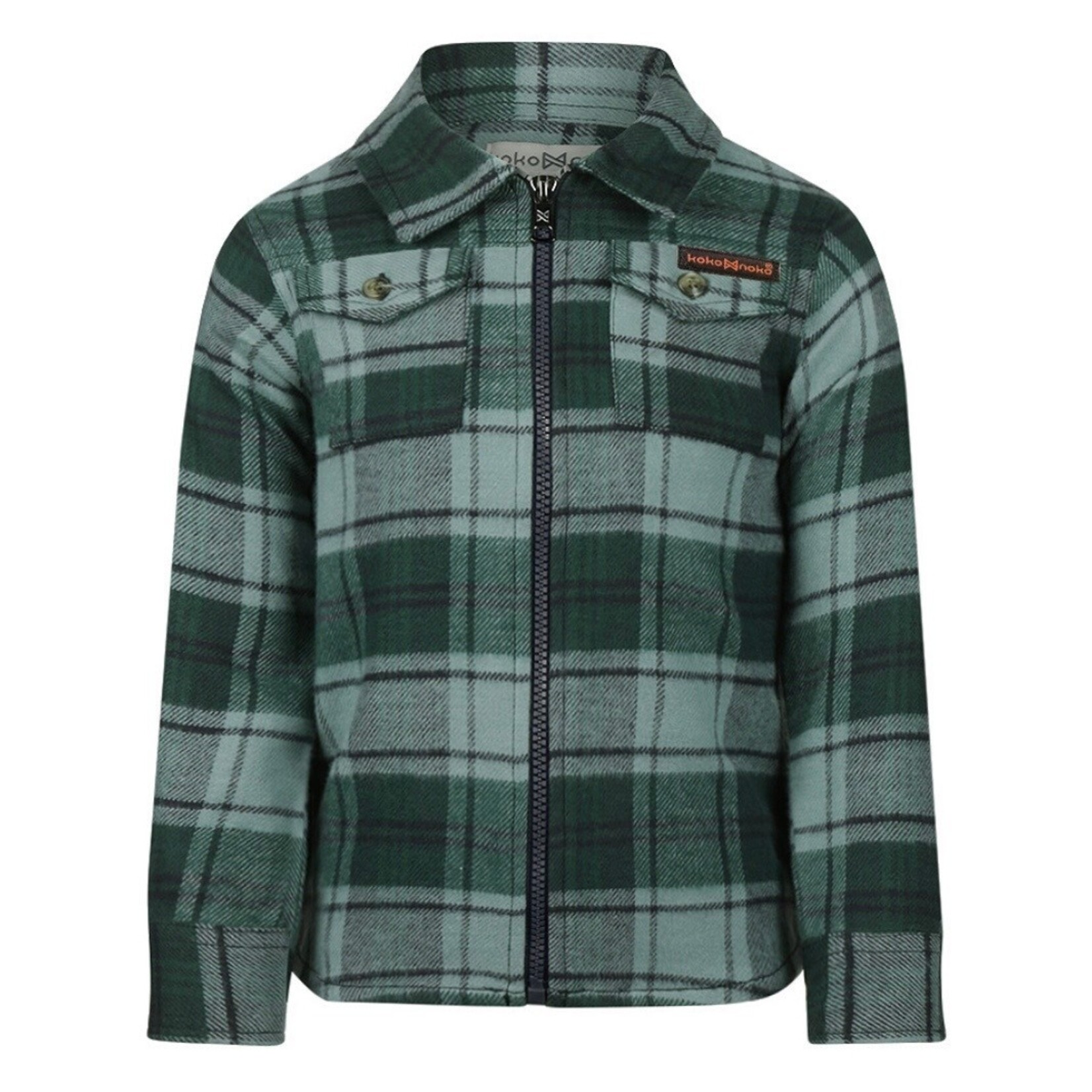 Koko Noko Koko Noko - Zip-Up Plaid Shirt