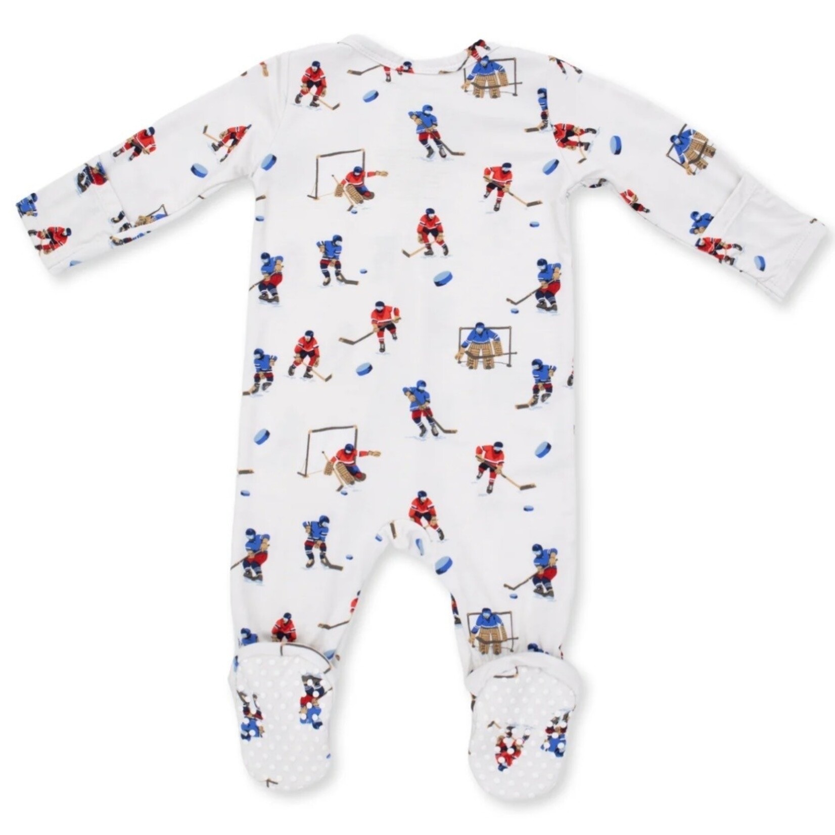 Angel Dear Angel Dear - Hockey Players  2 -Way  Zipper Footie