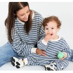 Roobear Roobear - Striped Long Sleeve Romper