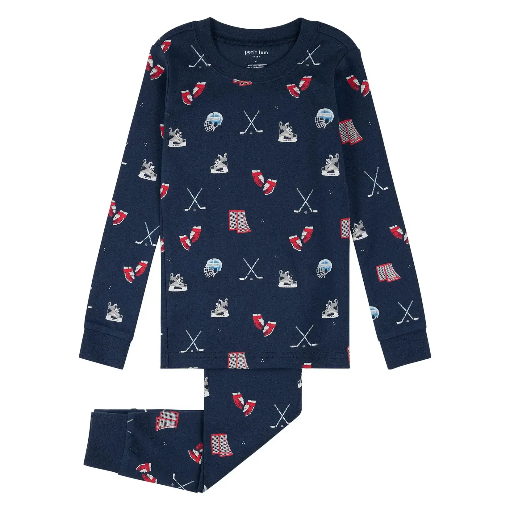 Petit Lem Petit Lem - Hockey 2 Piece PJ Set