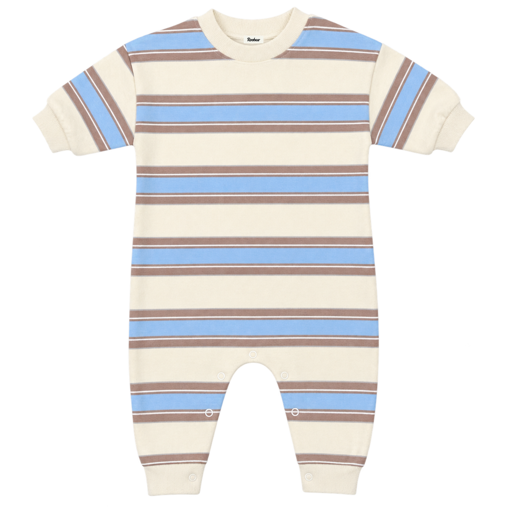 Roobear Roobear - Striped Long Sleeve Romper