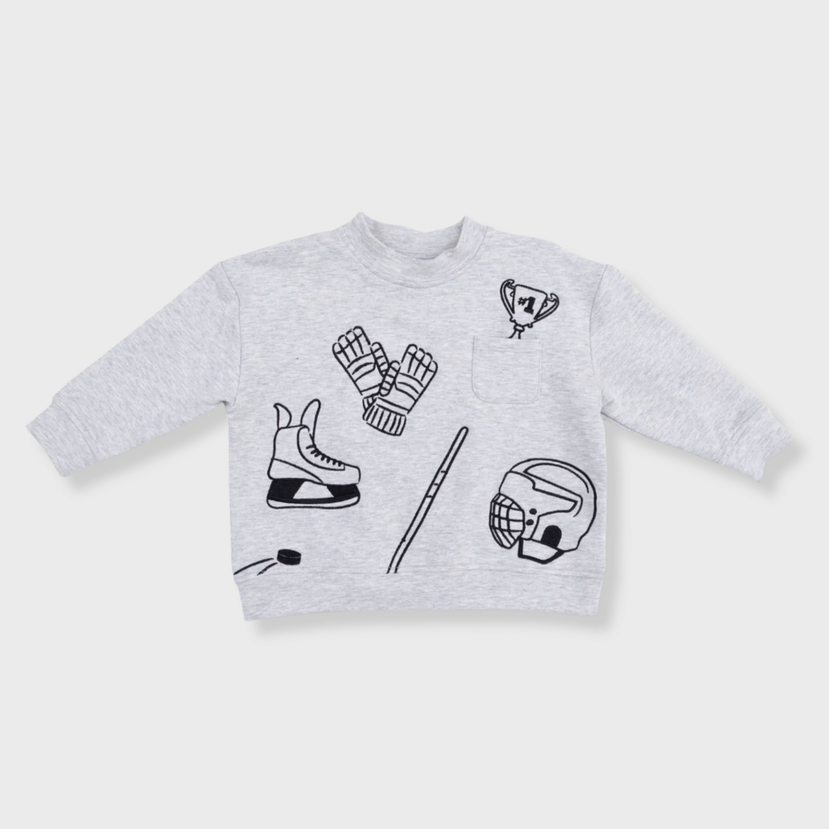 Angel Dear Angel Dear - Drop Sleeve Hockey Sweatshirt