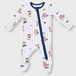 Angel Dear Angel Dear - Mixed Sports Bear  2 -Way  Zipper Footie