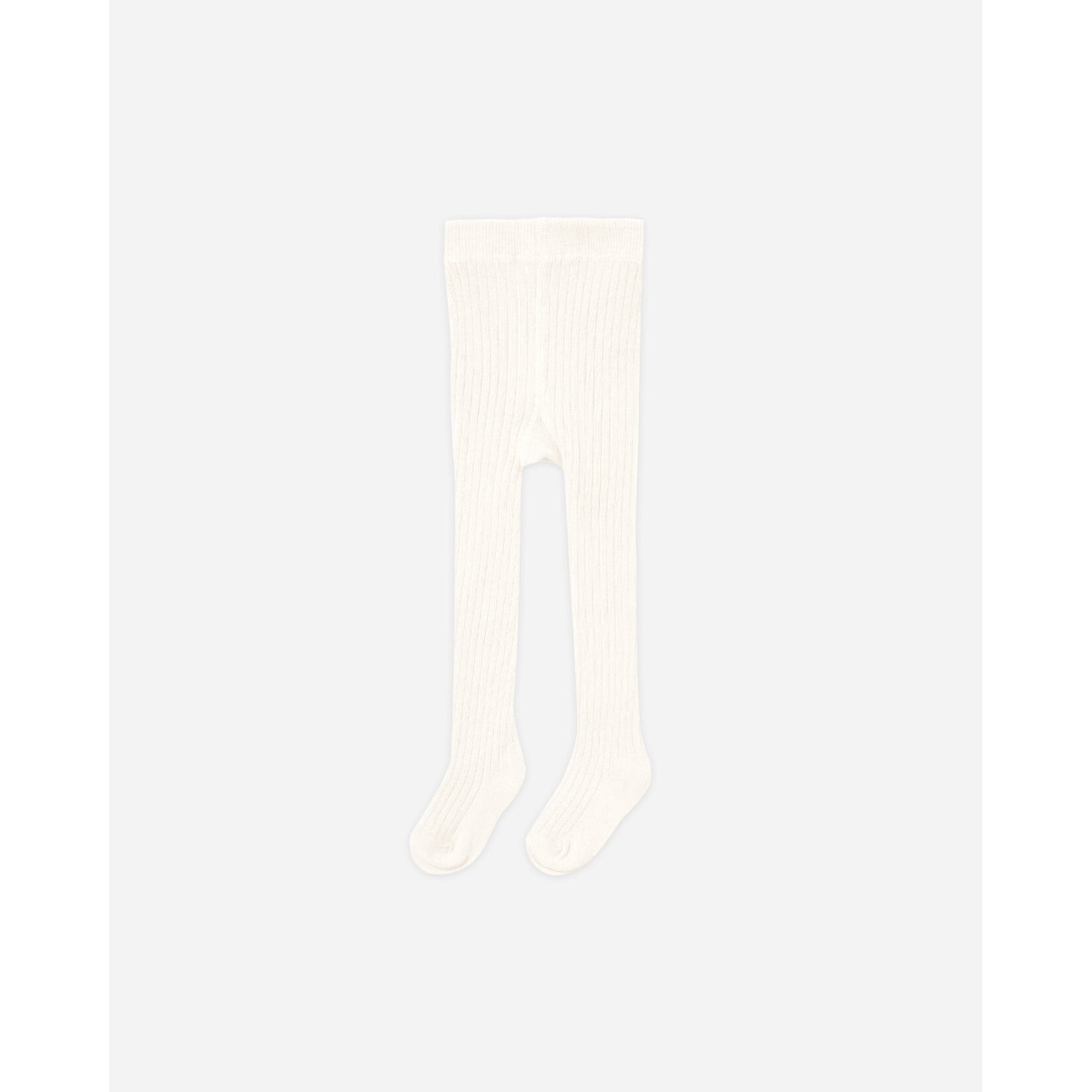 Rylee + Cru Rylee + Cru - Ribbed Tights Natural