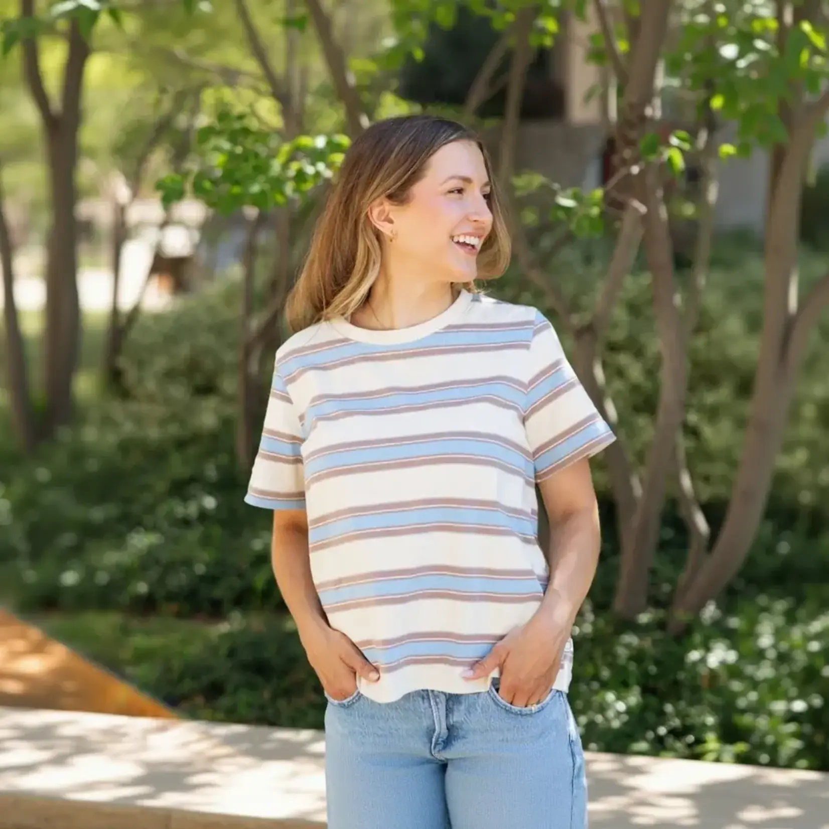 Roobear Roobear - Women’s Striped Tee