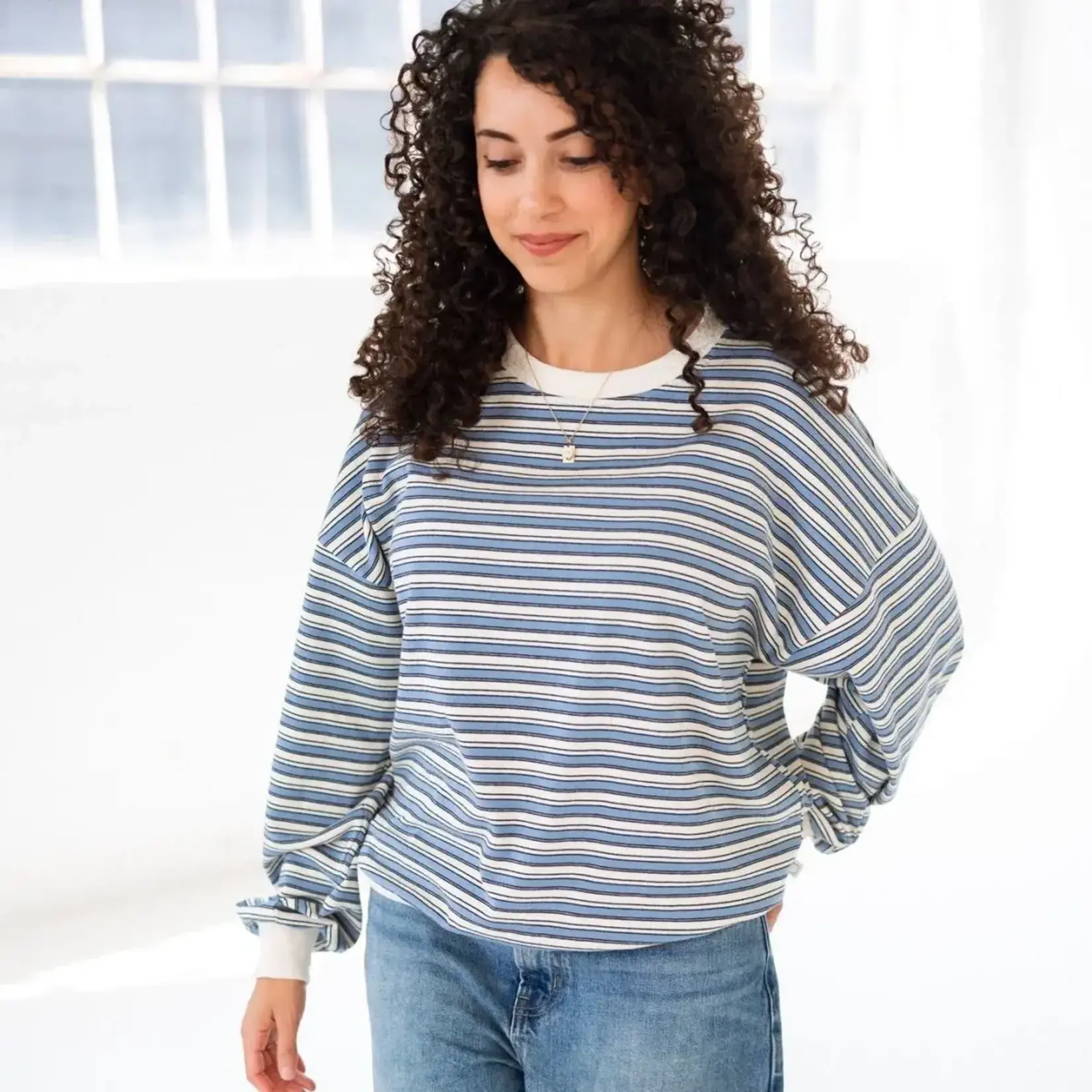 Roobear Roobear - Women’s Striped Crewneck