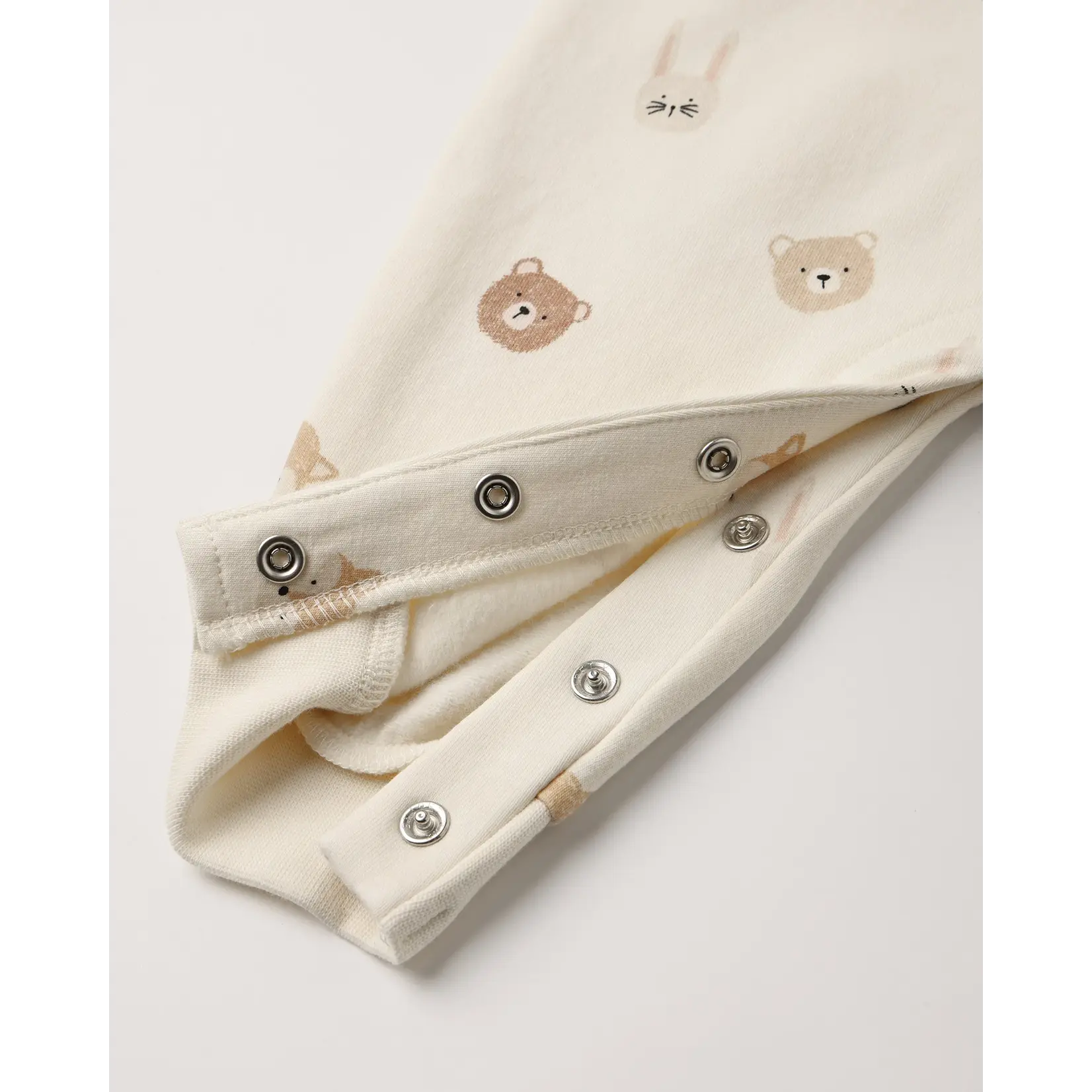 Quincy Mae Quincy Mae - Relaxed Fleece Critters Romper