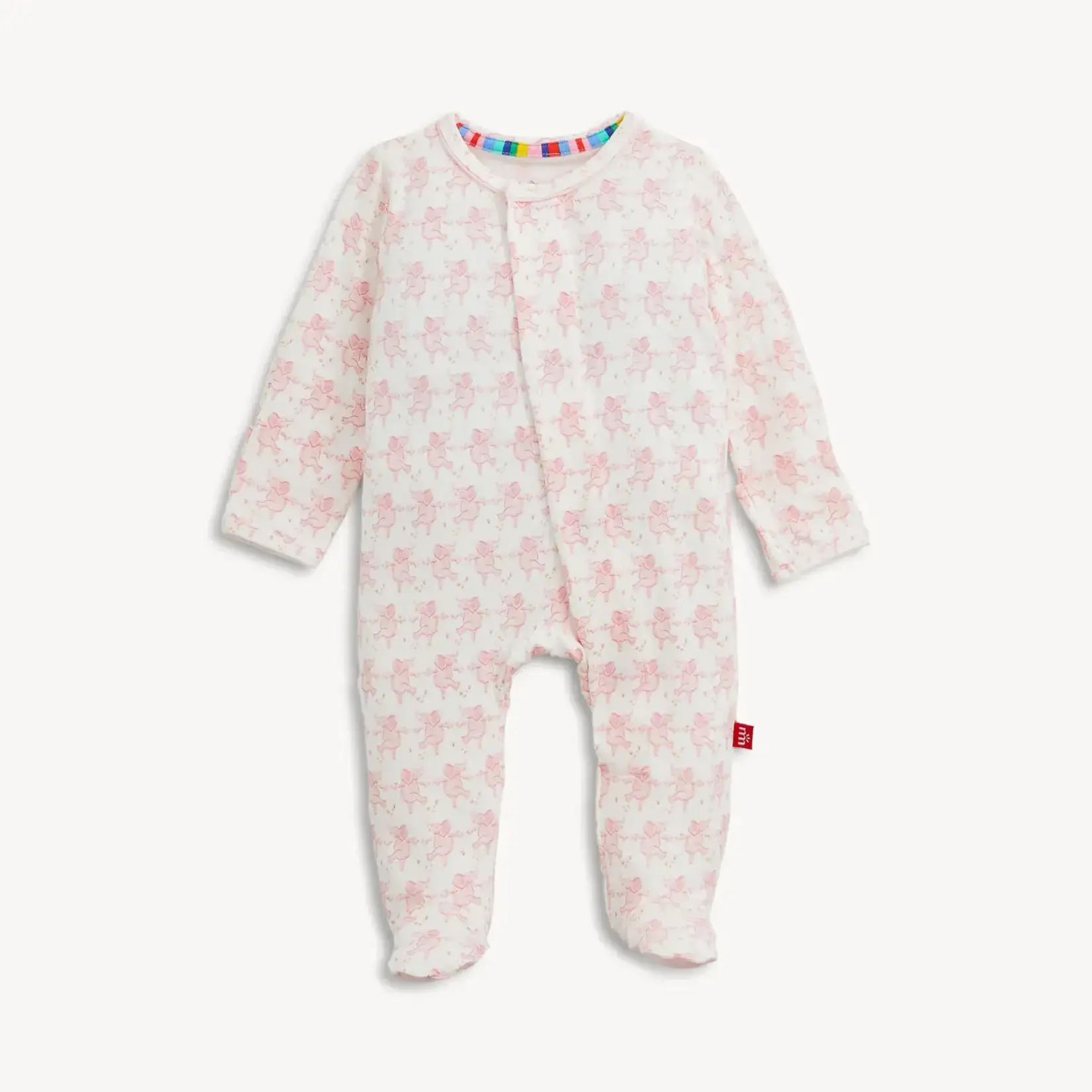 Magnetic Me Magnetic Me - Trunkettes Pink Modal Footie