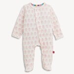 Magnetic Me Magnetic Me - Trunkettes Pink Modal Footie