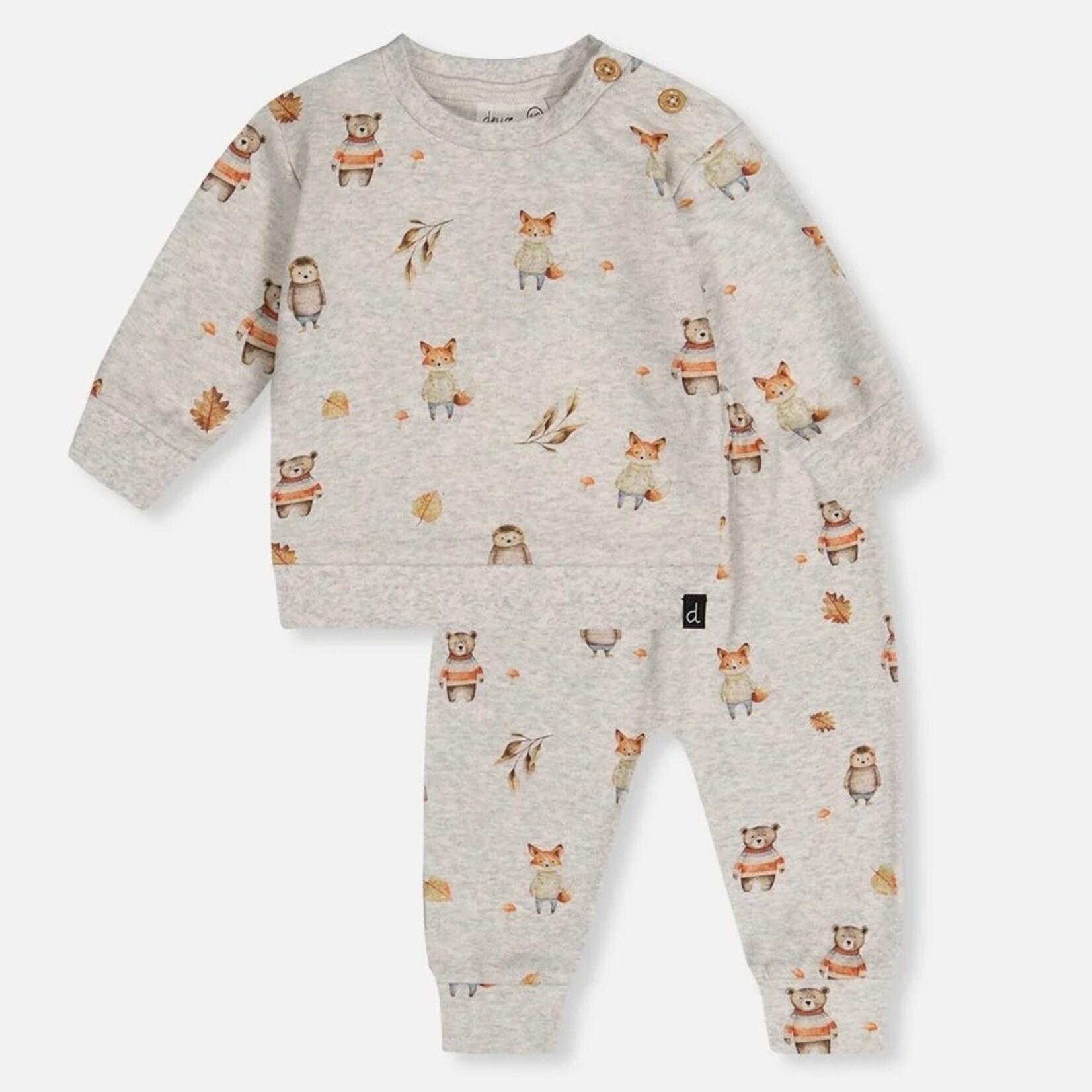 Deux Par Deux Deux Par Deux - Organic Cotton Pants & Top Set