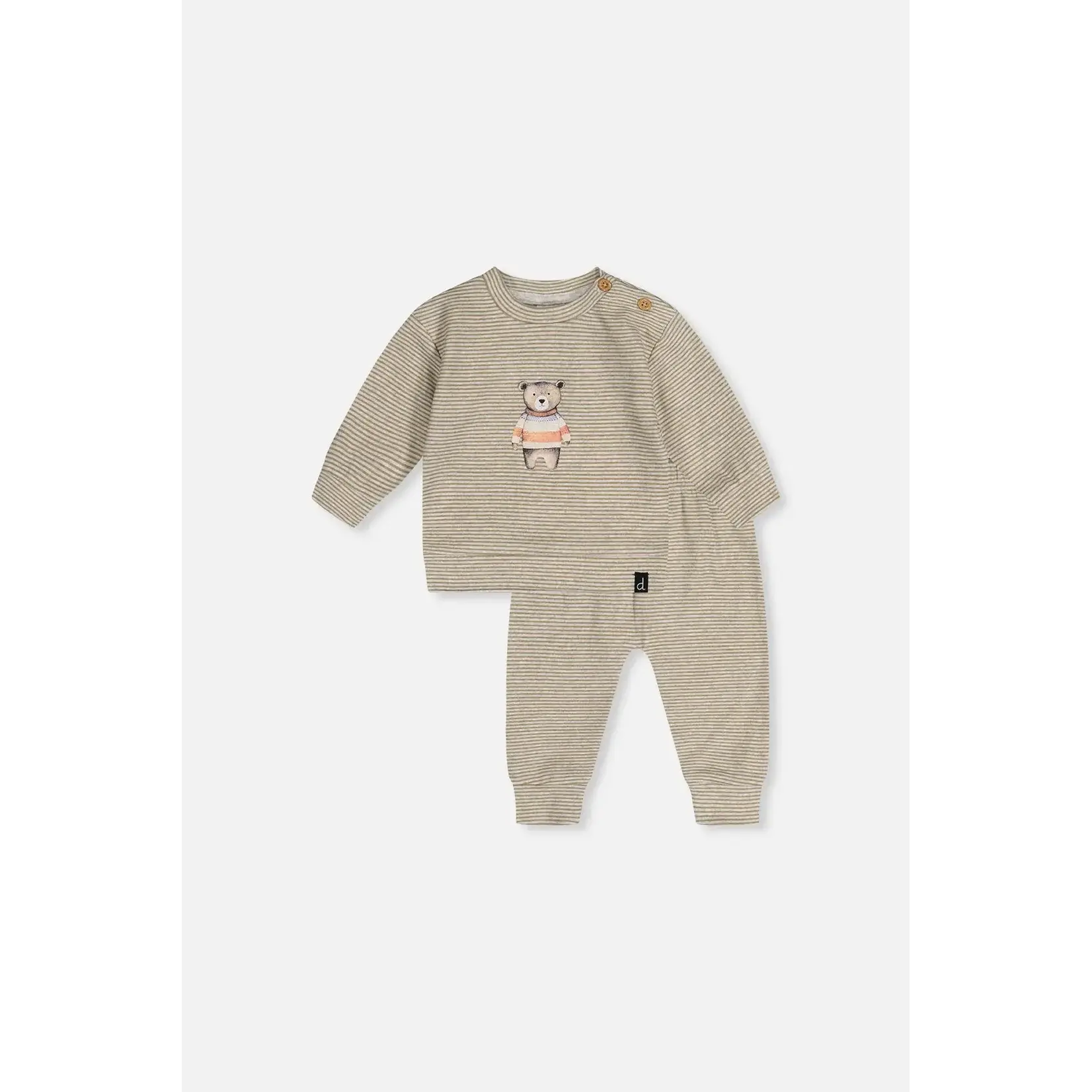 Deux Par Deux Deux Par Deux - Organic Cotton Pants & Top Set