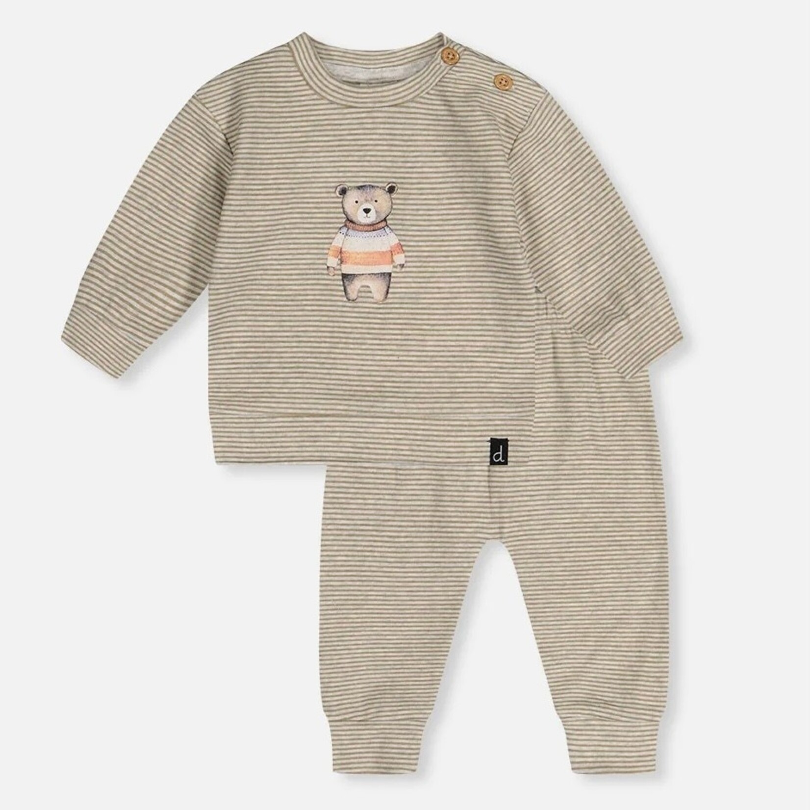 Deux Par Deux Deux Par Deux - Organic Cotton Pants & Top Set