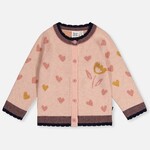 Deux Par Deux Deux Par Deux - Knitted Jacquard Cardigan