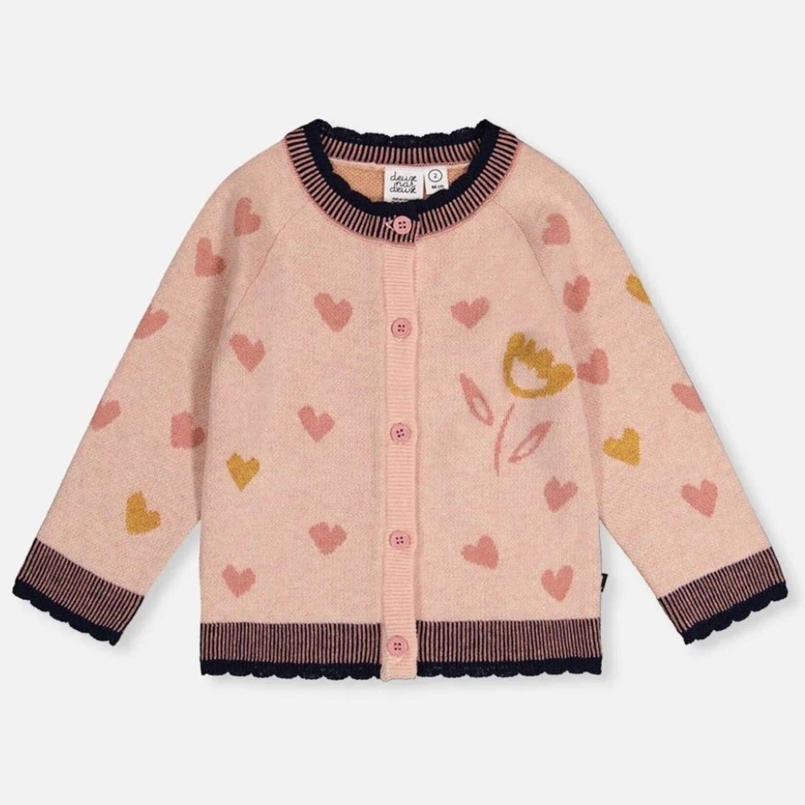 Deux Par Deux Deux Par Deux - Knitted Jacquard Cardigan