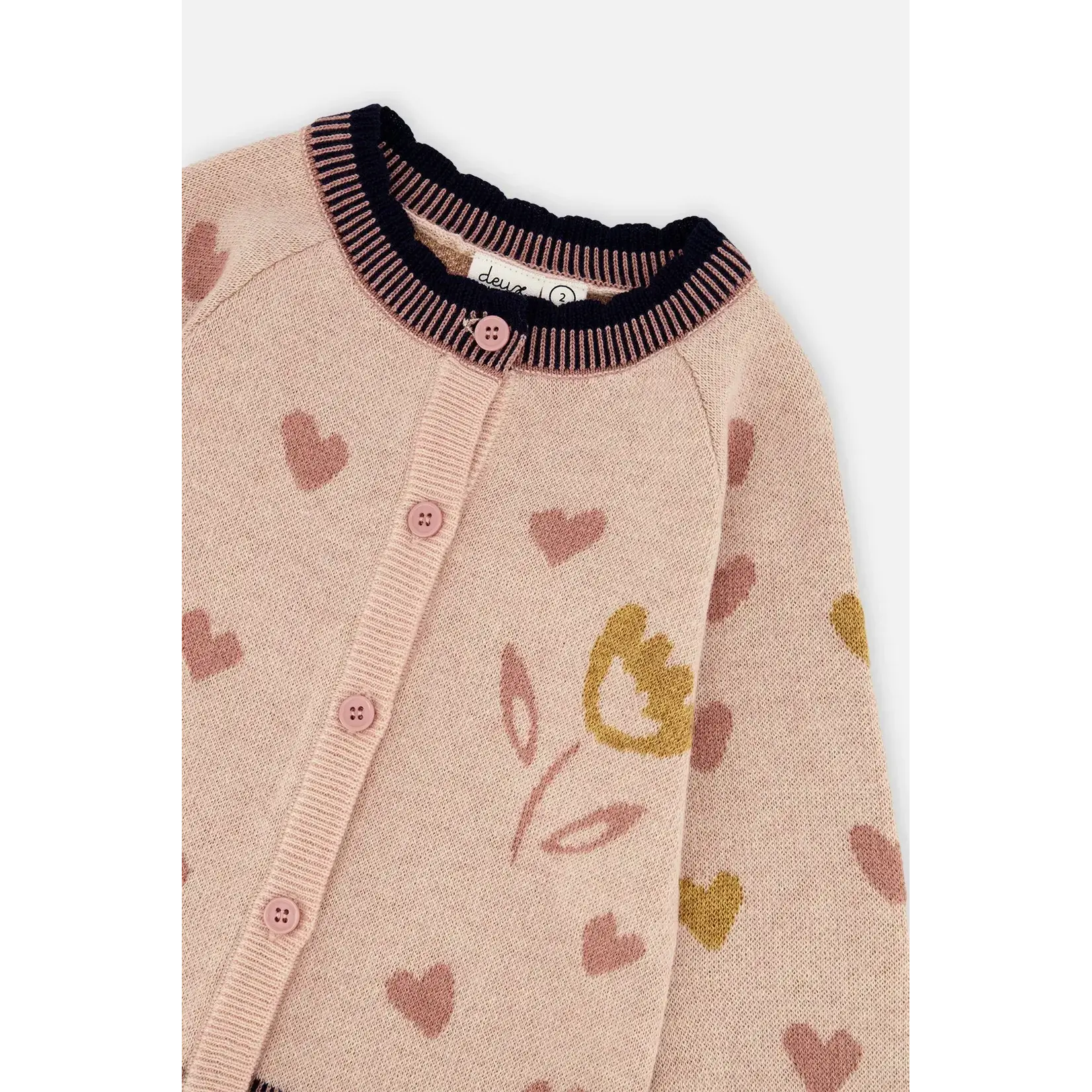 Deux Par Deux Deux Par Deux - Knitted Jacquard Cardigan