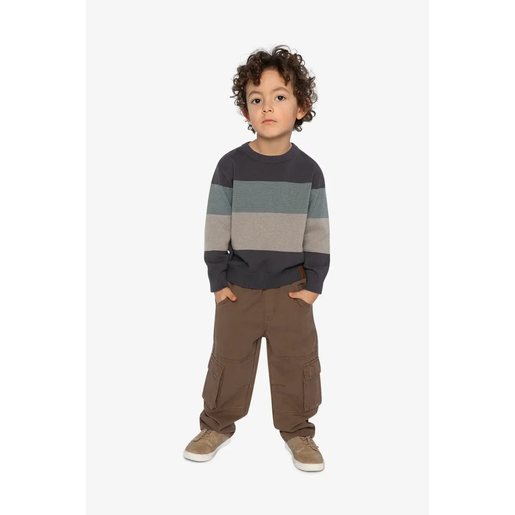 Deux Par Deux Deux Par Deux -  Colour Block Sweater