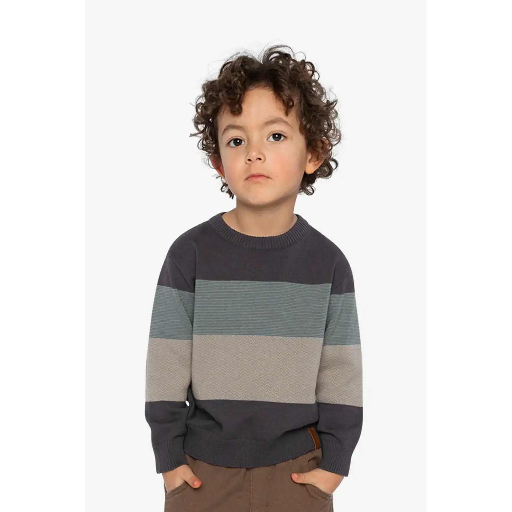 Deux Par Deux Deux Par Deux -  Colour Block Sweater