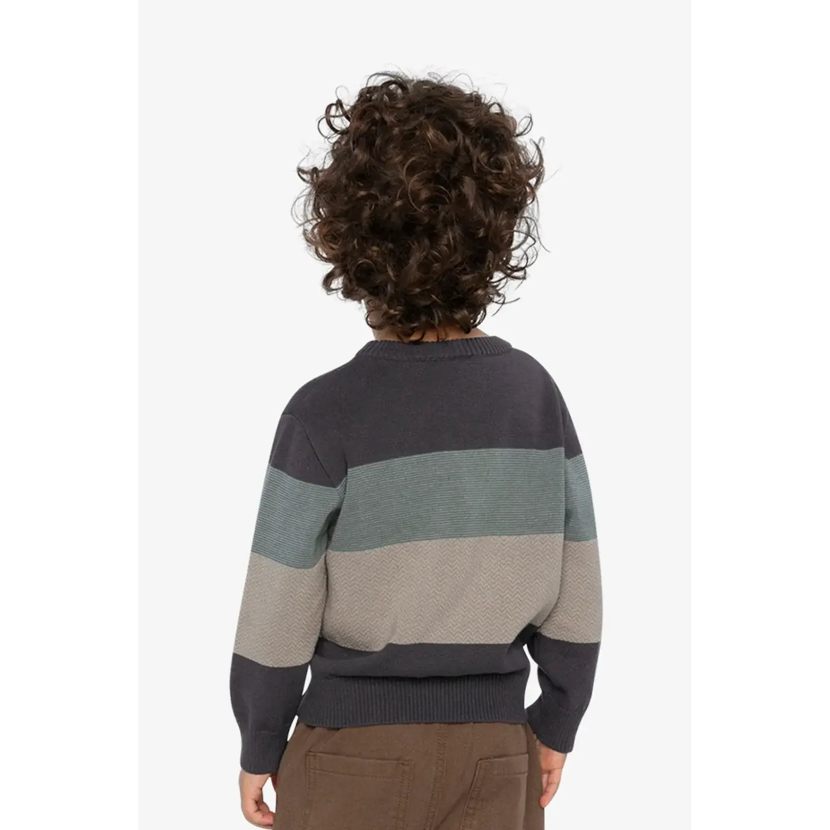 Deux Par Deux Deux Par Deux -  Colour Block Sweater