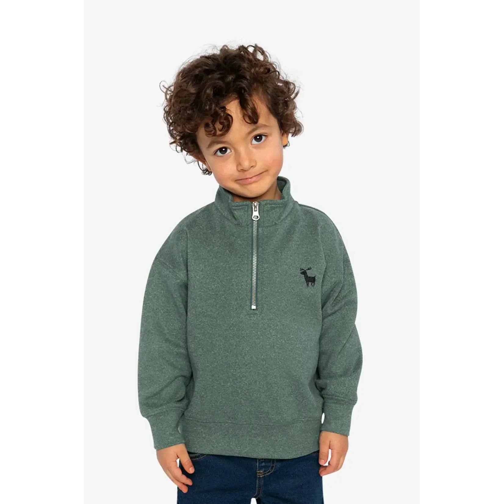 Deux Par Deux Deux Par Deux - Half Zip Sweatshirt
