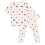 Coccoli Coccoli - Cotton Modal Bow 2 Pc Pajama Set