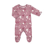 Coccoli Coccoli - Modal  Hearts On Nostalga Zipper Footie