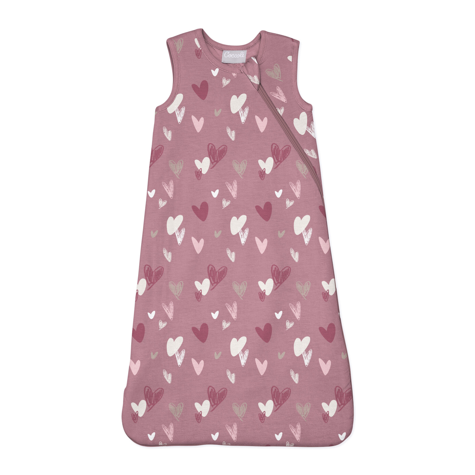 Coccoli Coccoli - Modal 1.5 Tog Sleepsack | Hearts On Nostalga