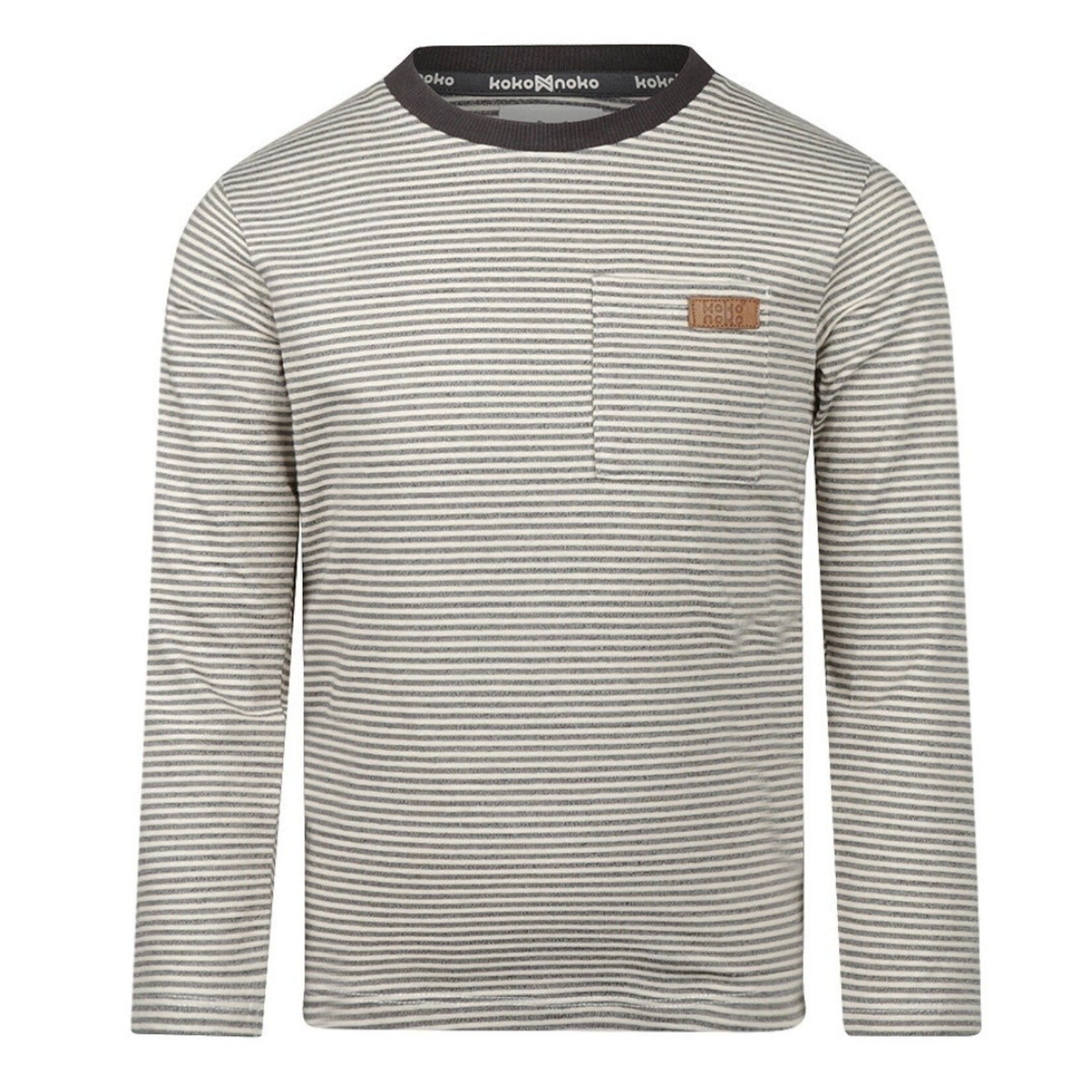 Koko Noko Koko Noko - Striped Pocket Long Sleeve