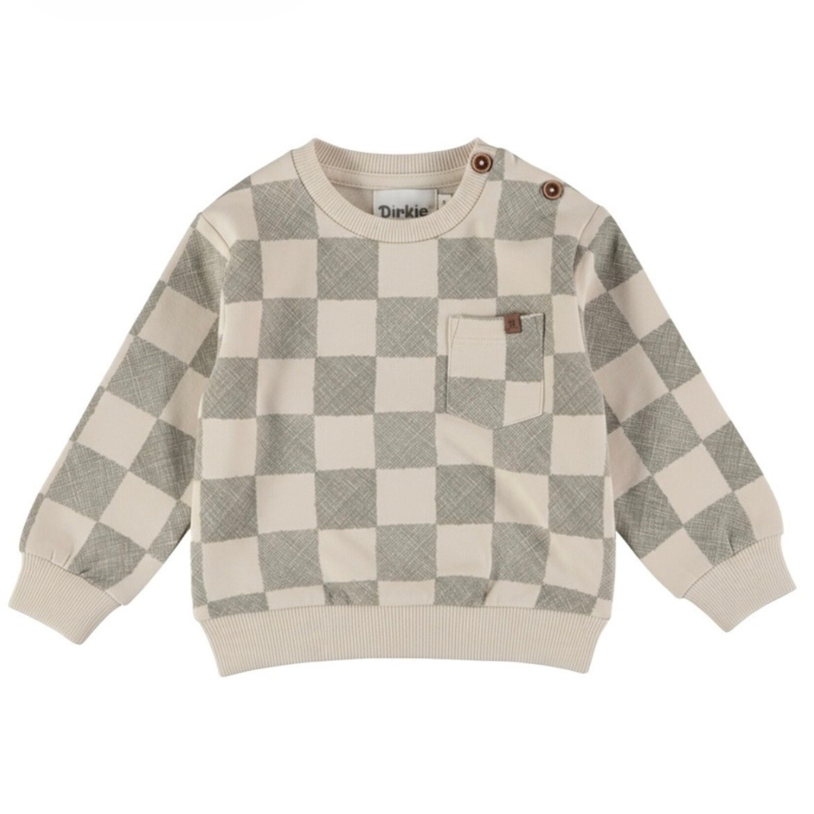 Koko Noko Dirkje - Checkered Crewneck