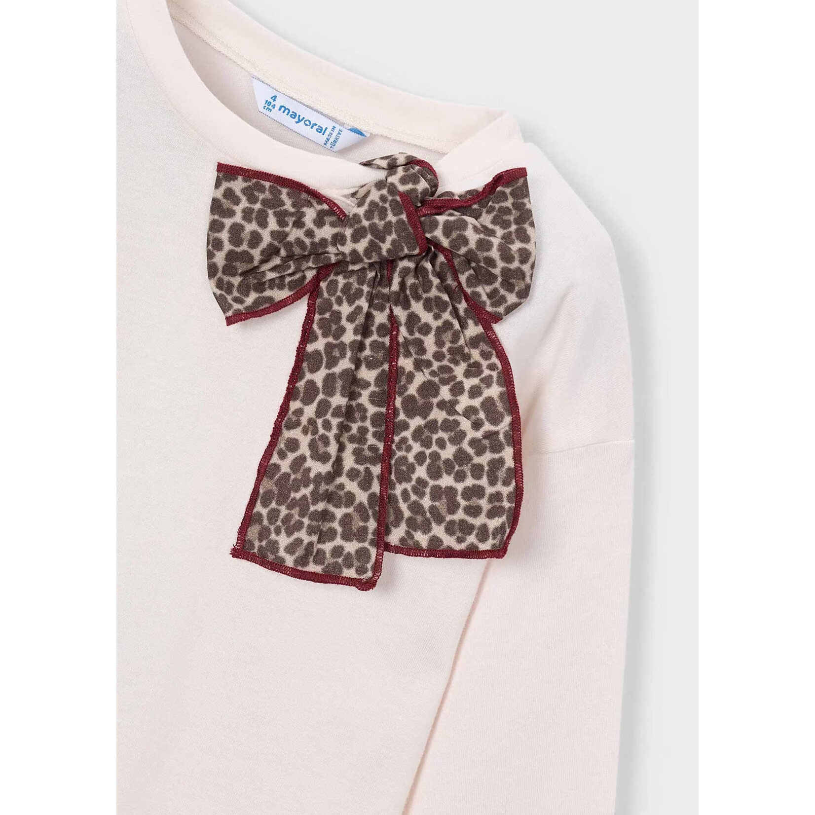 Mayoral Mayoral -  T-Shirt With Leopard Bow (4029)
