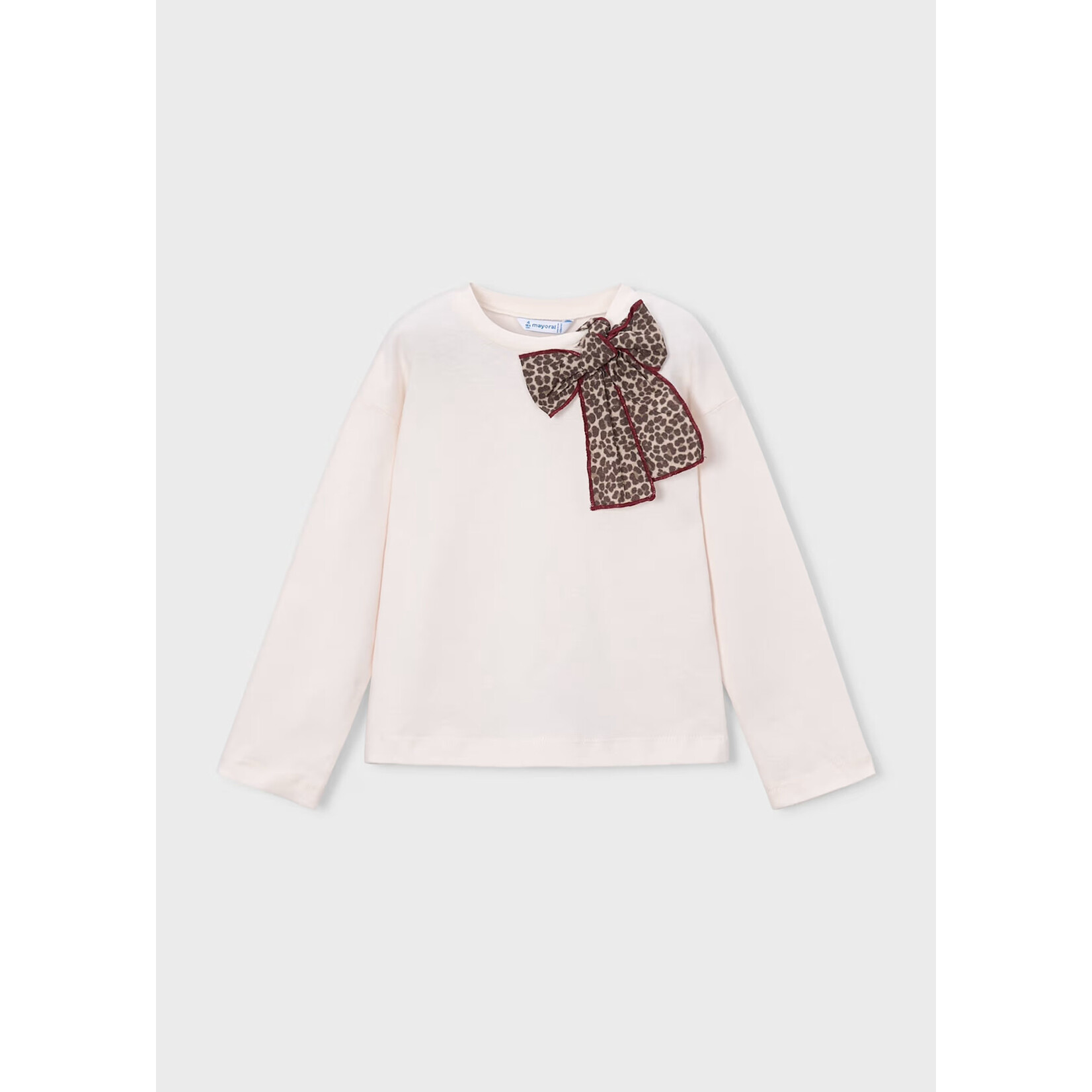 Mayoral Mayoral -  T-Shirt With Leopard Bow (4029)