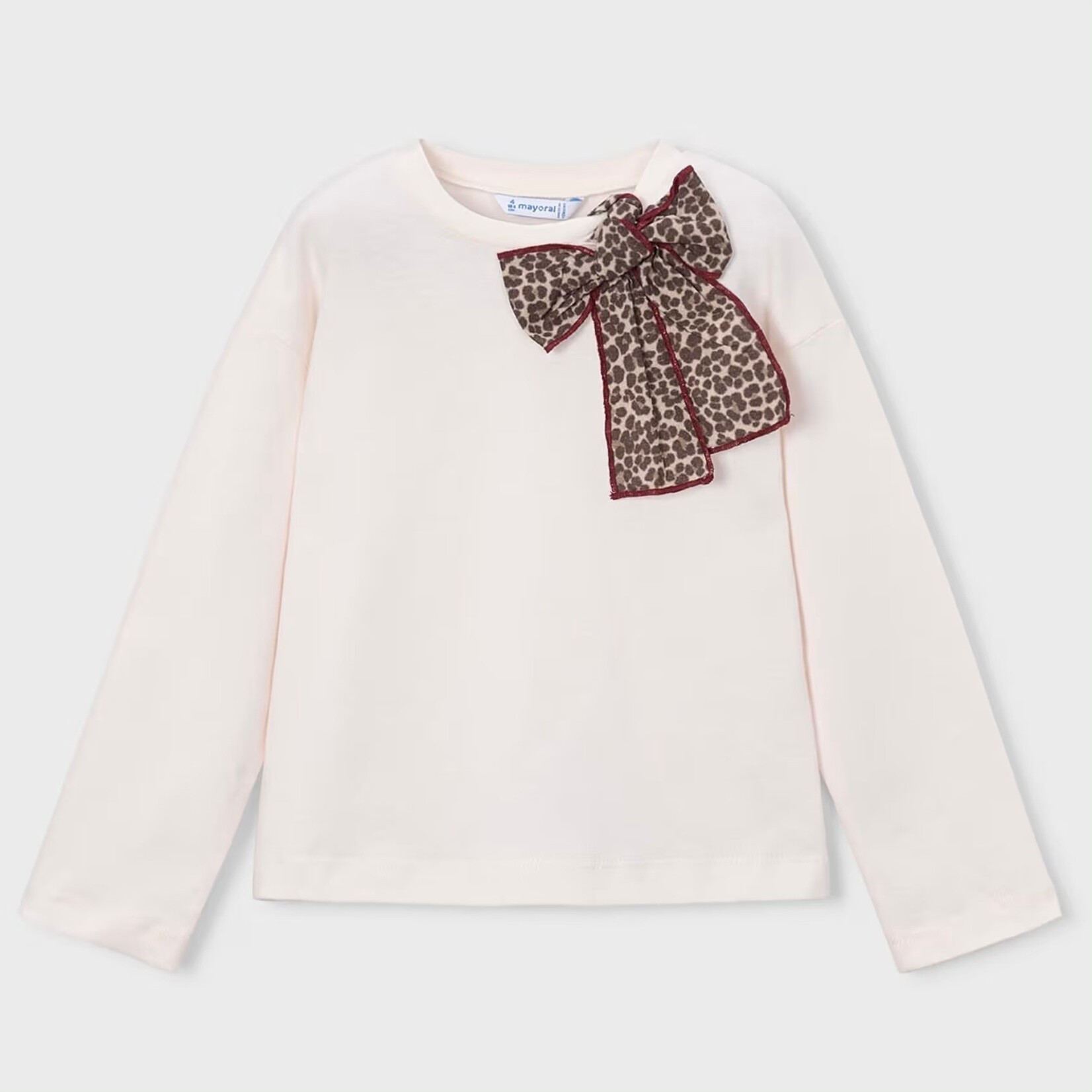 Mayoral Mayoral -  T-Shirt With Leopard Bow (4029)