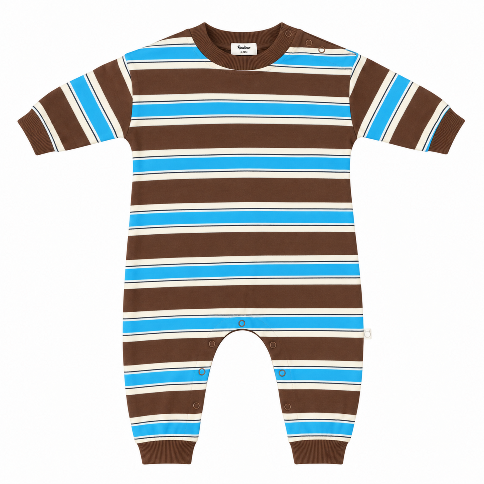 Roobear Roobear - Striped Long Sleeve Romper