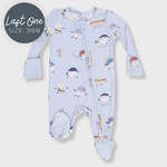 Angel Dear Angel Dear - Baseball Playing Baseball 2 -Way  Zipper Footie