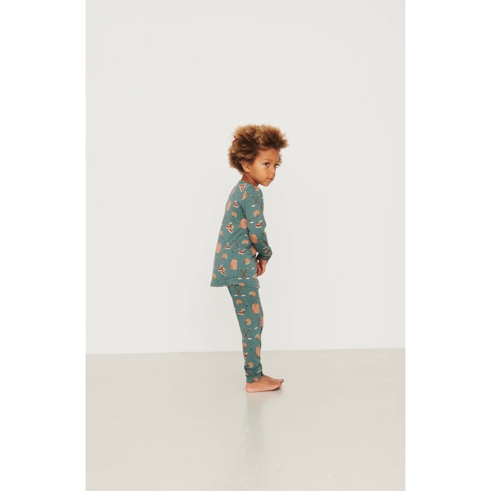 Bambi & Birdie Bambi & Birdie - 2Pc  Hockey Pajama Set