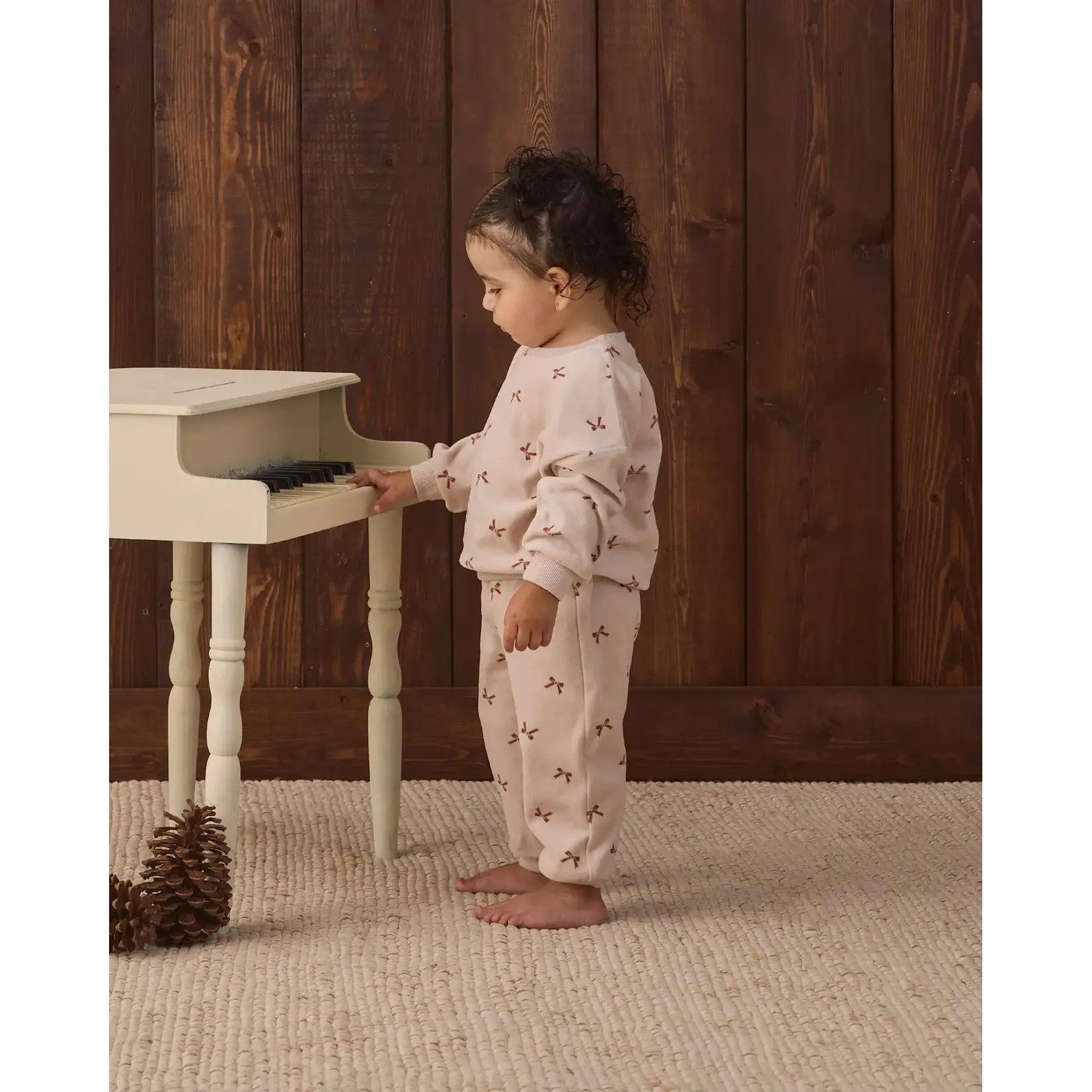 Quincy Mae Quincy Mae - Velour  Relaxed Sweatpant
