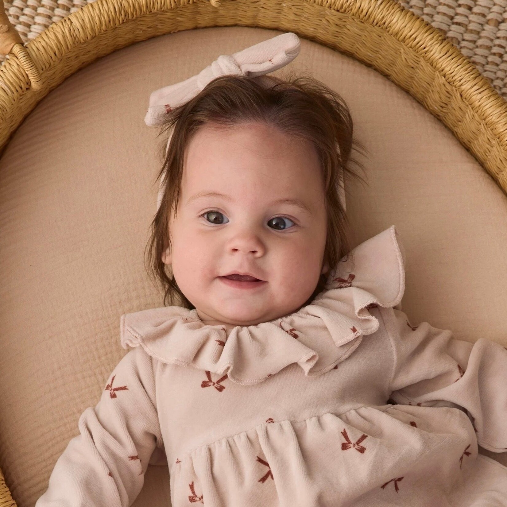 Quincy Mae Quincy Mae - Velour Bow Headband