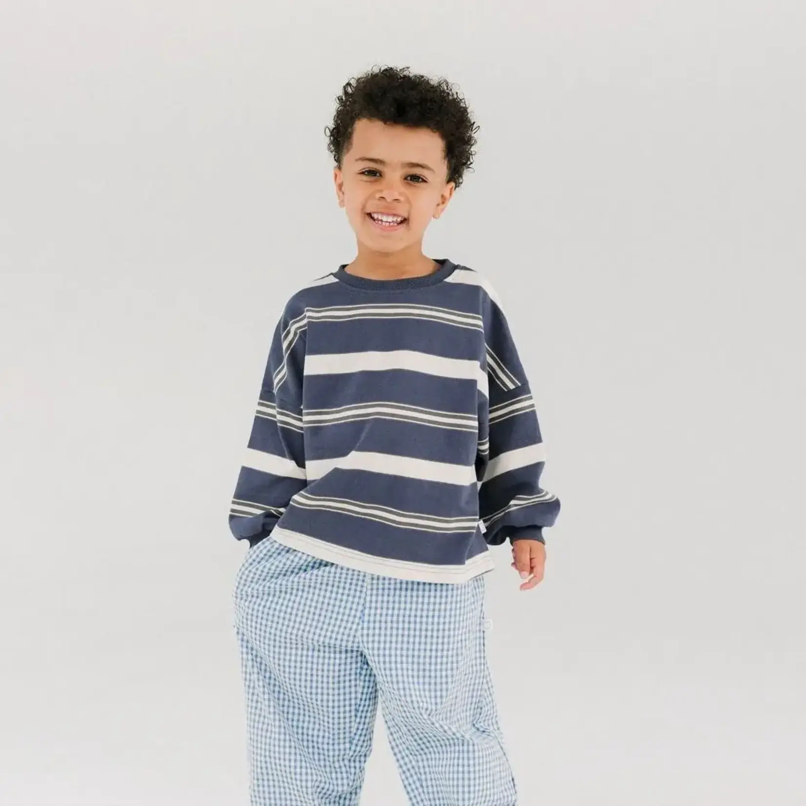 Roobear Roobear - Striped Lightweight Crewneck