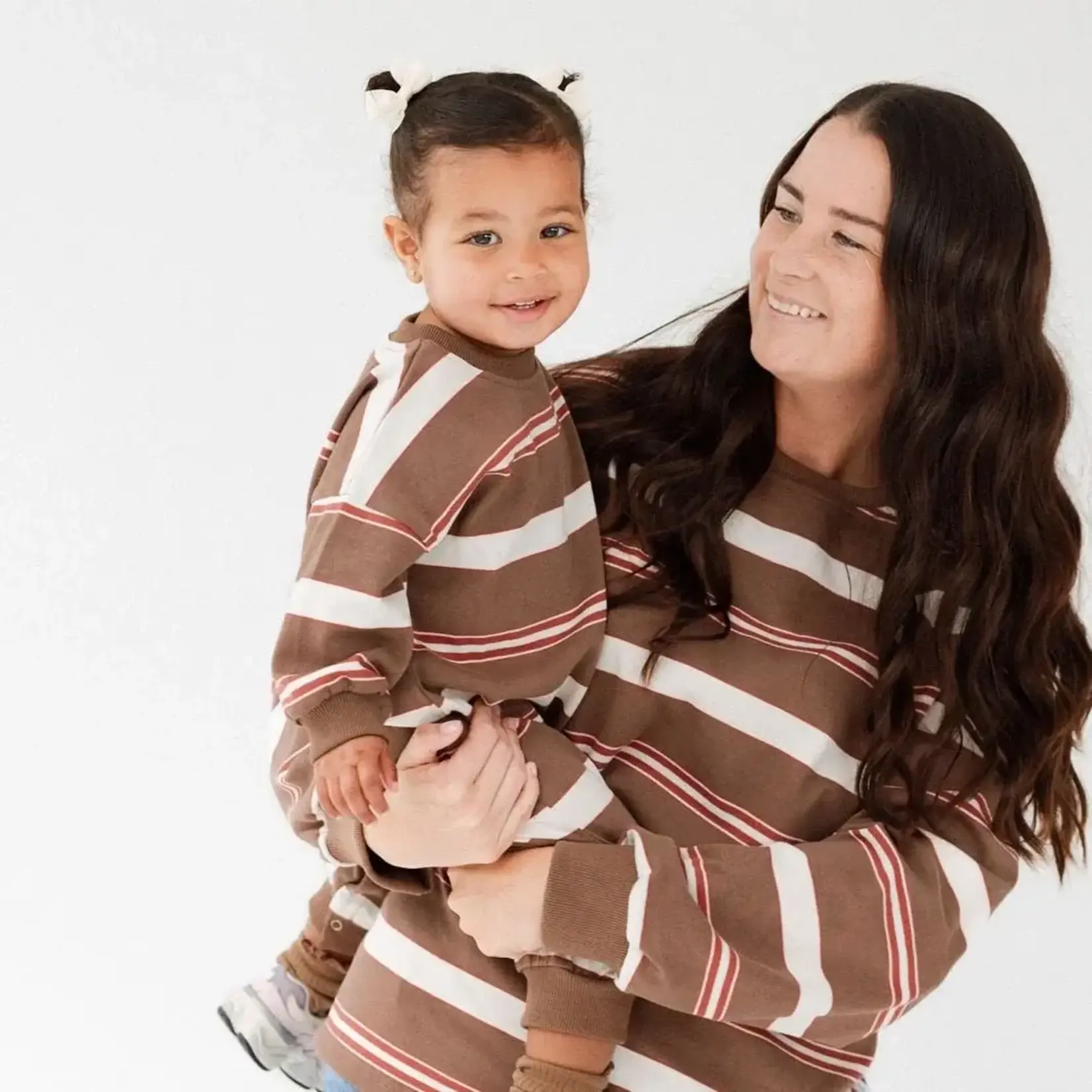 Roobear Roobear - Striped Long Sleeve Romper