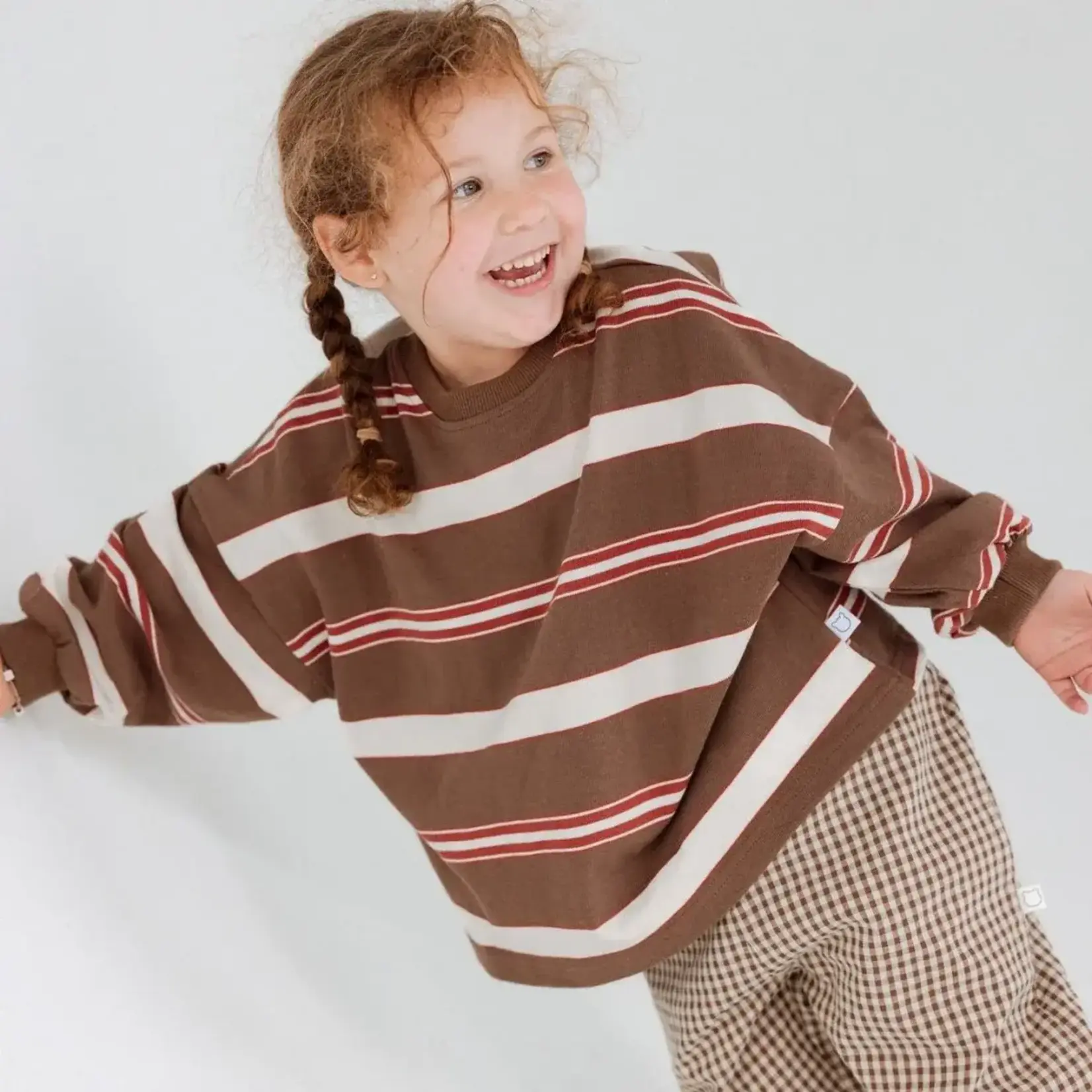 Roobear Roobear - Striped Lightweight Crewneck