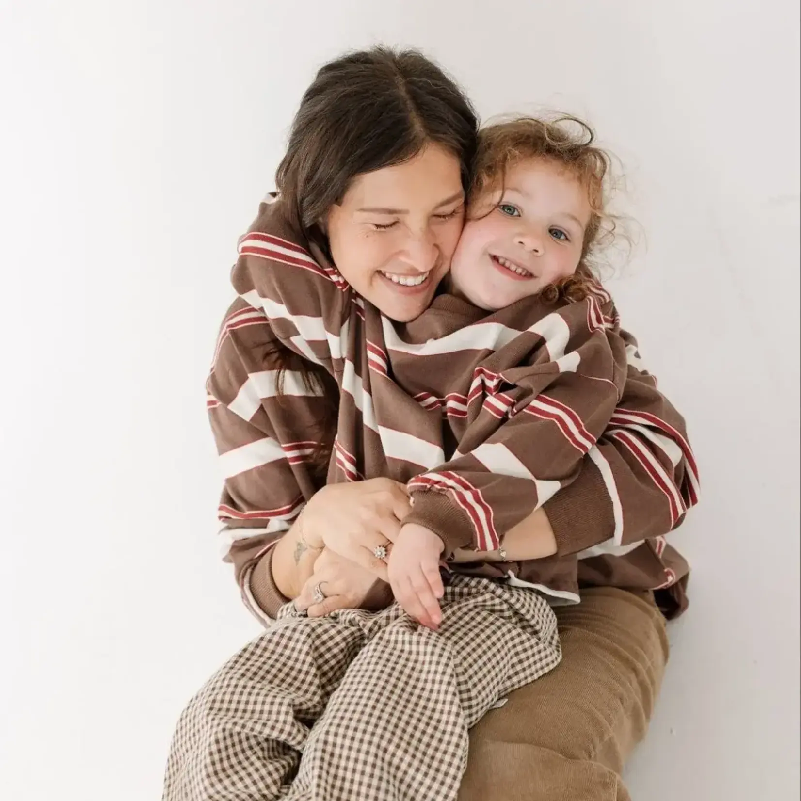 Roobear Roobear - Striped Lightweight Crewneck