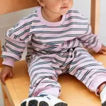 Roobear Roobear - Striped Long Sleeve Romper