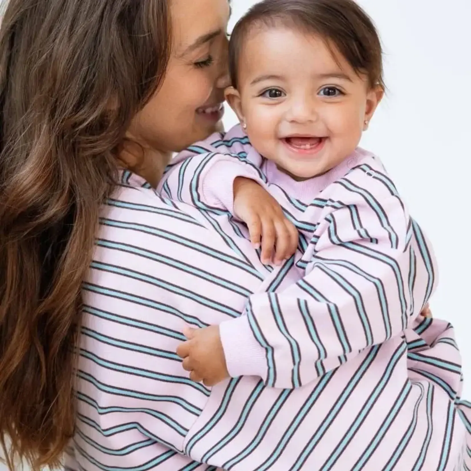 Roobear Roobear - Striped Long Sleeve Romper