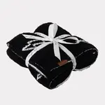 Pip + Phee Pip + Phee - Black Lightening Plush Blanket